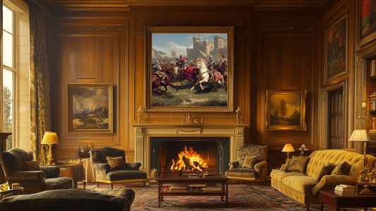 Siege of Valor: Baroque Cavalry Clash Before the Castle